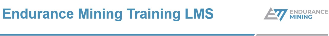 Endurance Mining Training LMS